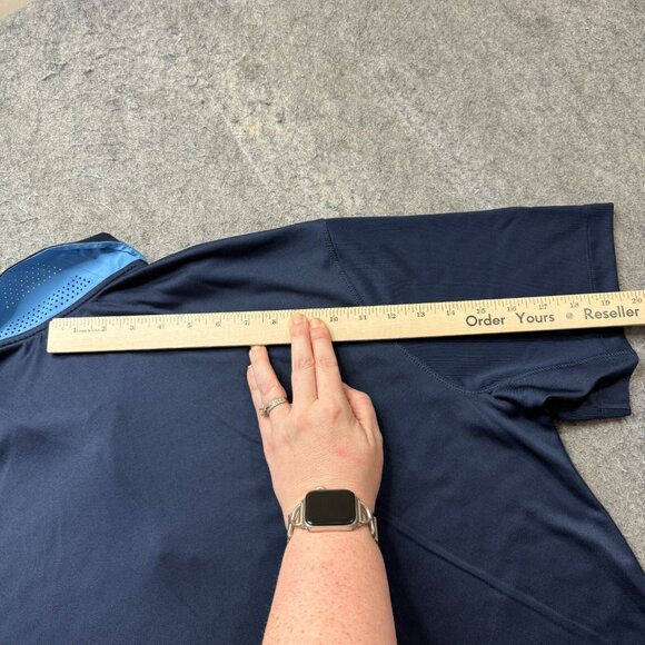 Tennessee Titans Nike Polo Shirt Men XL Blue OnField DRI-FIT Performance - Picture 13 of 14